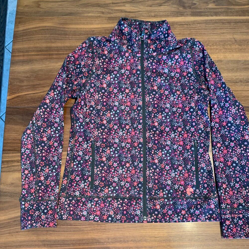 Krimson Klover ladies' full zip long sleeved top, cardigan, shirt, Sz S, EUC